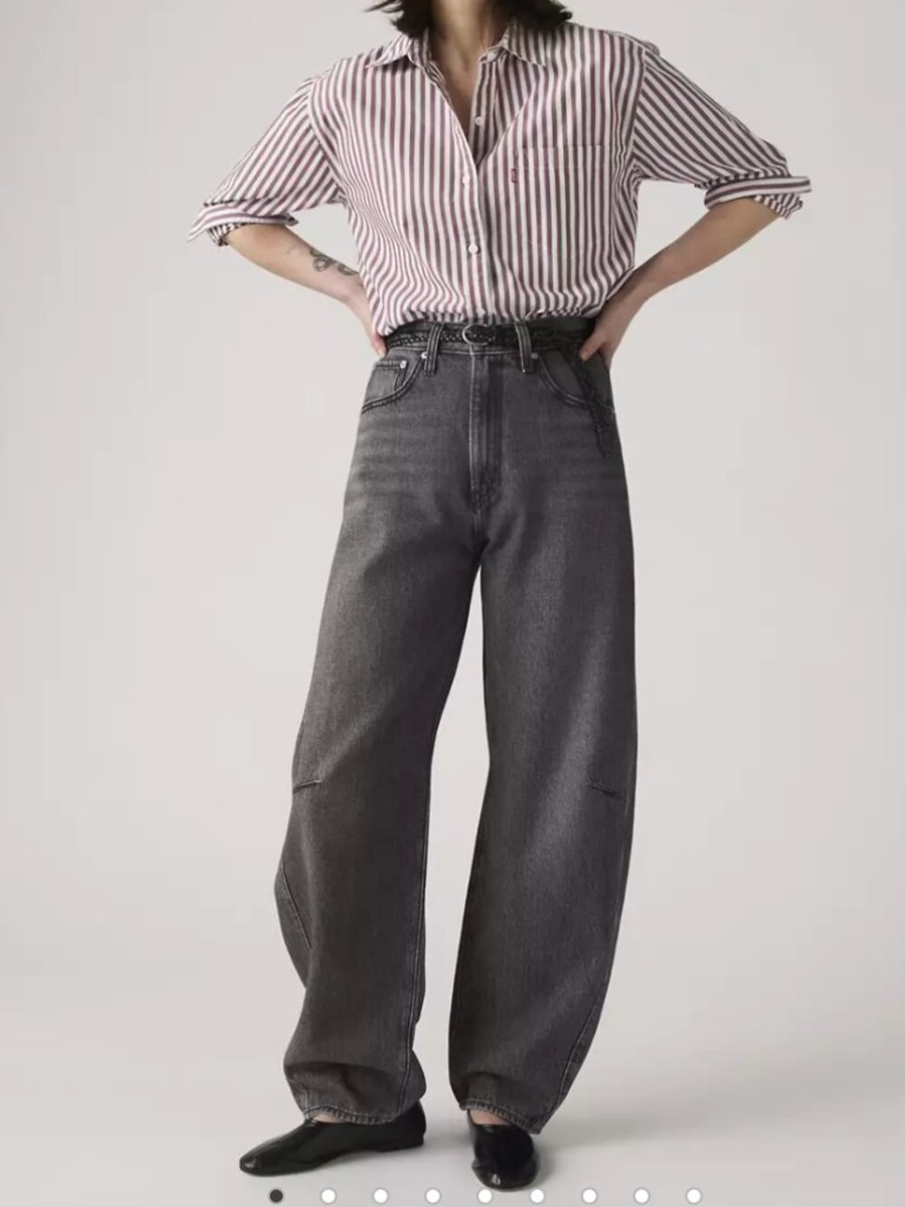 Cinch Barrel Jeans, Past Lives (faded black) - Picture 1 of 7